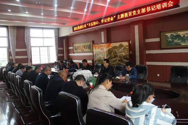 隴運集團公司召開“不忘初心、牢記使命”主題教育黨支部書記培訓會